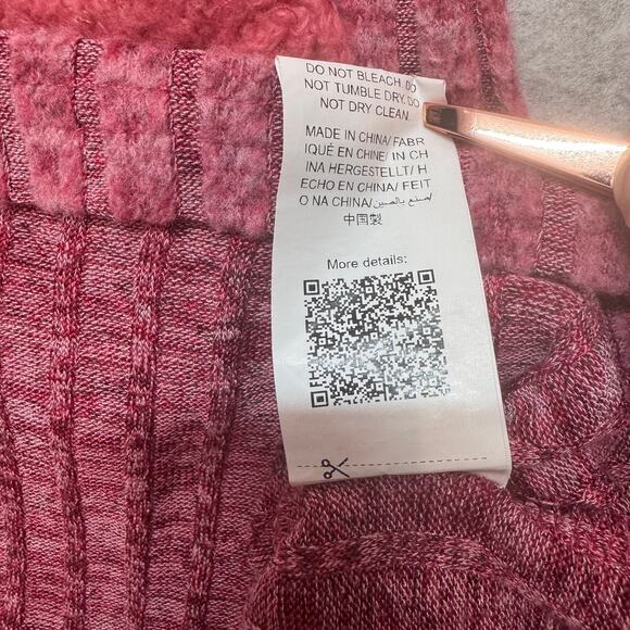 Shein Dress Bundle of 2 Girls 7Y Dusty Rose Ribbed Pullover Long Sleeve Velvet - Picture 5 of 8